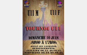 Tournoi U11G/U11F